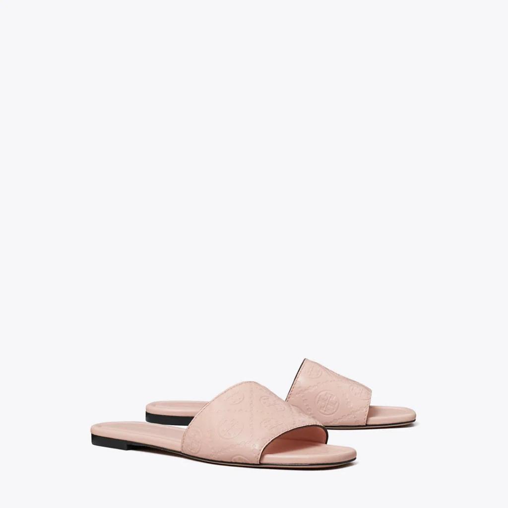 TORY BURCH T Monogram Slide In Light Pink Product Image