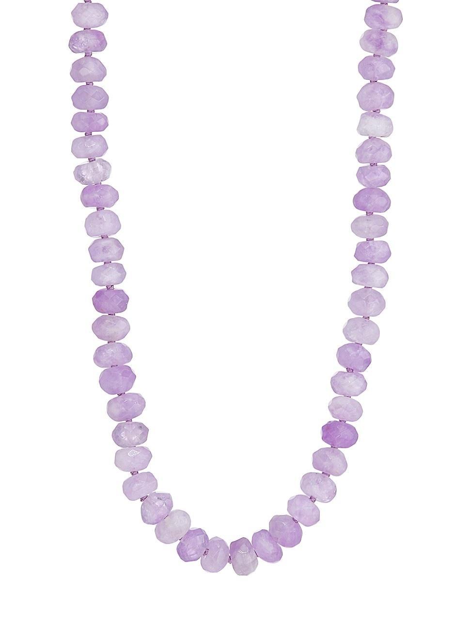 Womens Oracle Lavender Amethyst Crystal Necklace Product Image