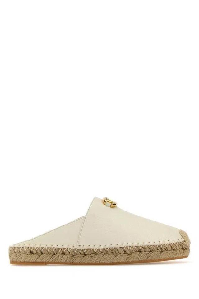 VALENTINO GARAVANI Mule Vlogo The Bold Edition In Ivory Product Image