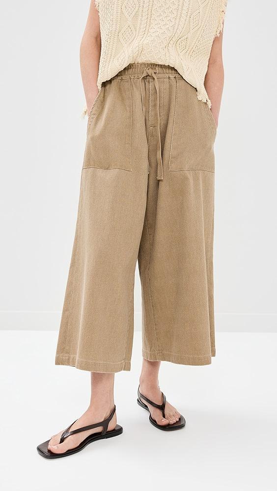 Denimist Palazzo Drawstring Utility Pants | Shopbop Product Image