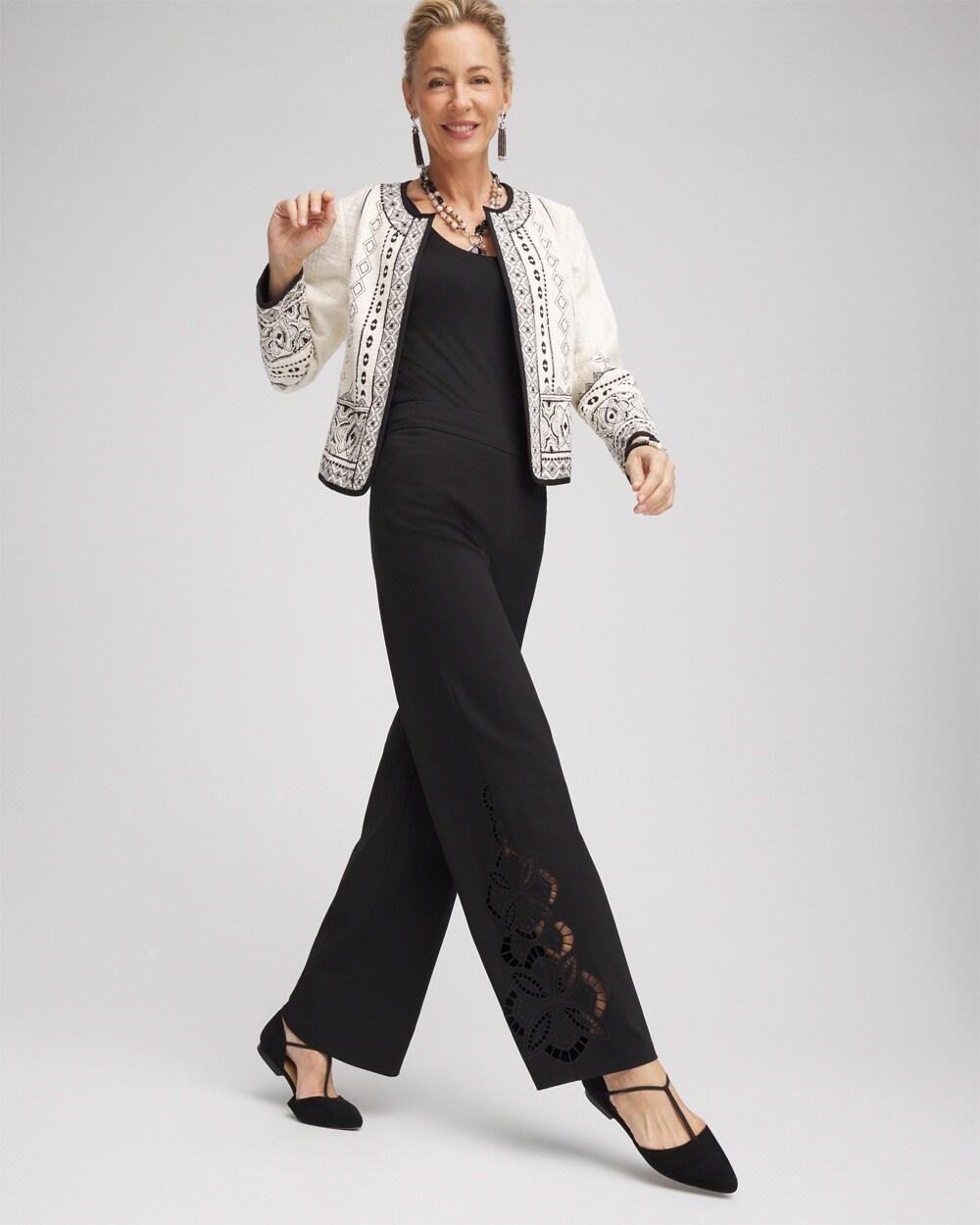 Brigitte™ 180 Cut Out Wide-Leg Pants Product Image