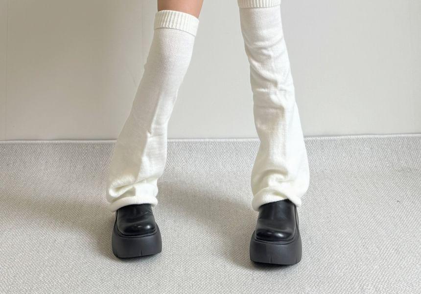 Plain Knit Leg Warmers Product Image