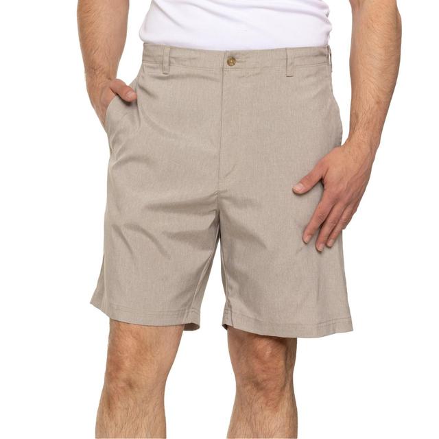 Jack Nicklaus Flat Front Heathered Golf Shorts - UPF 50 Product Image