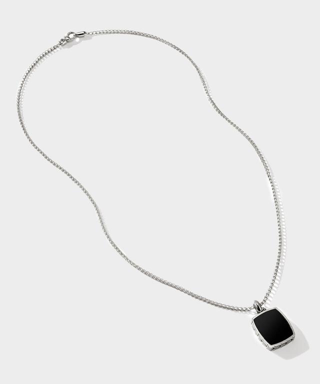 John Hardy Sterling Silver Tag Pendant Necklace Product Image