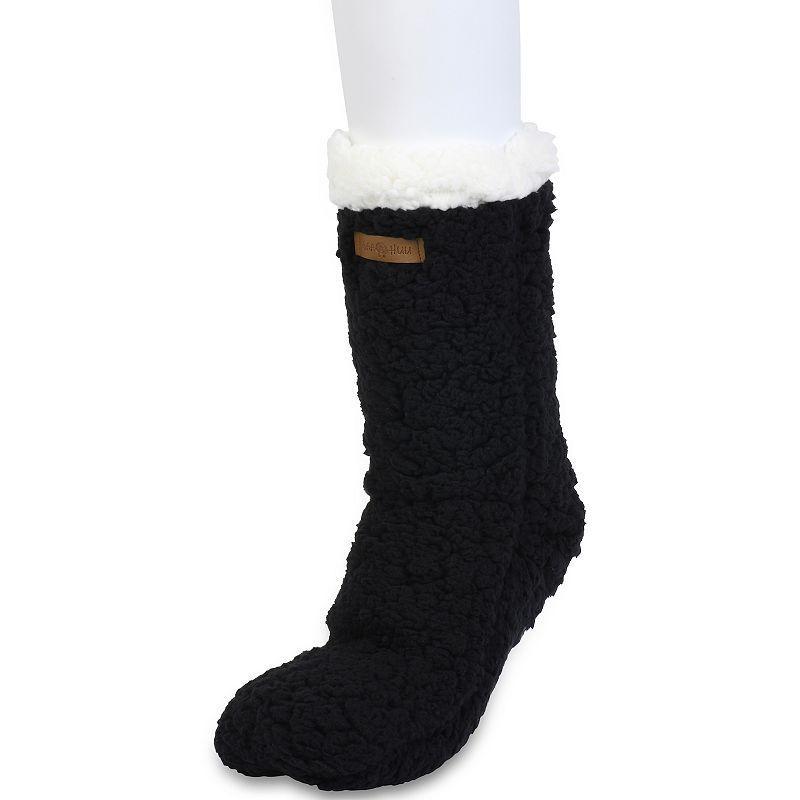 Womens GaaHuu Faux Shearling Cabin Socks Product Image