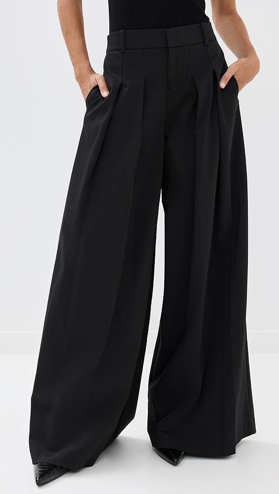 alice + olivia Blaire Ultra Pleated Pants | Shopbop Product Image