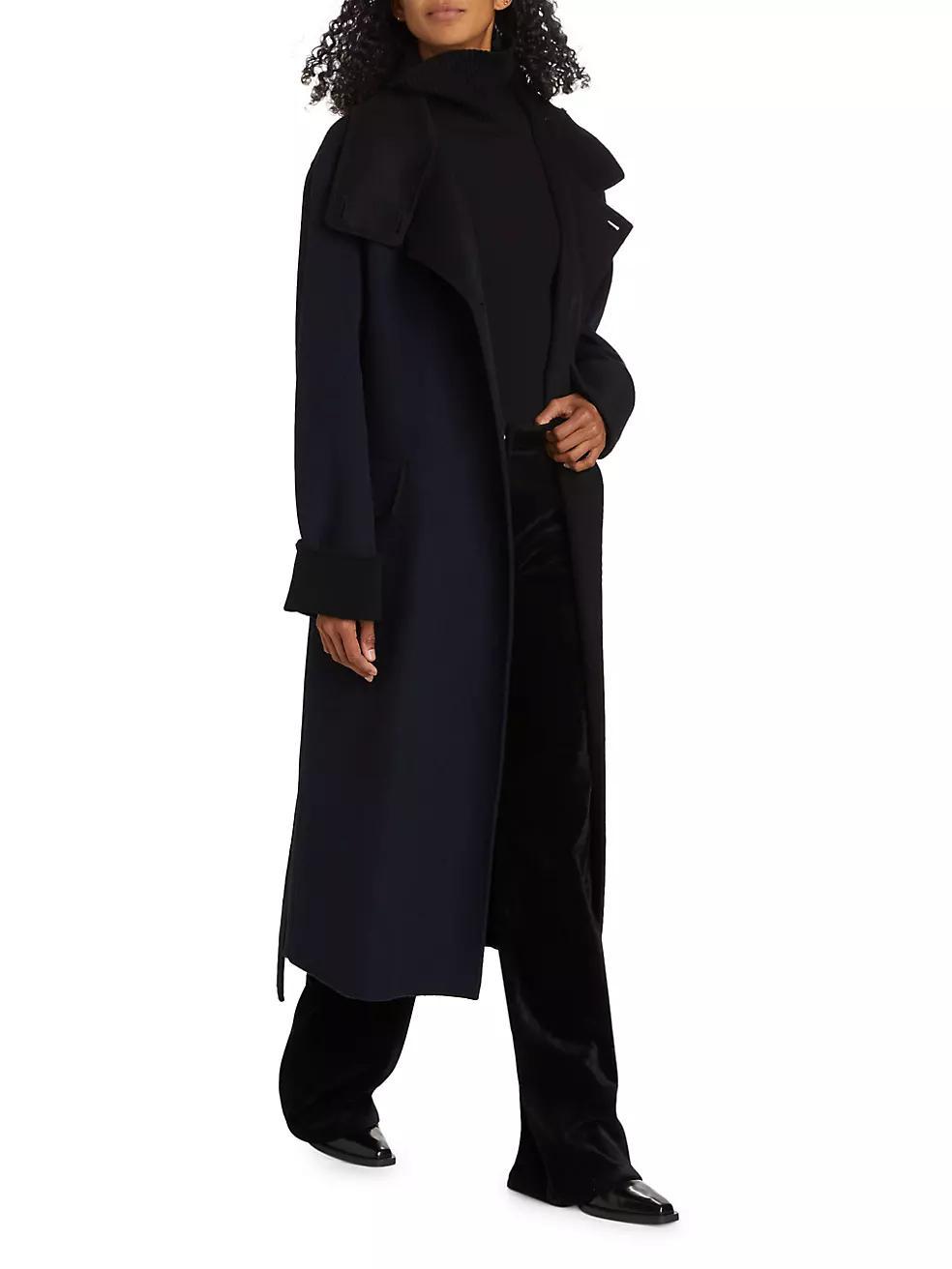 Constance Wool-Blend Long Coat Product Image