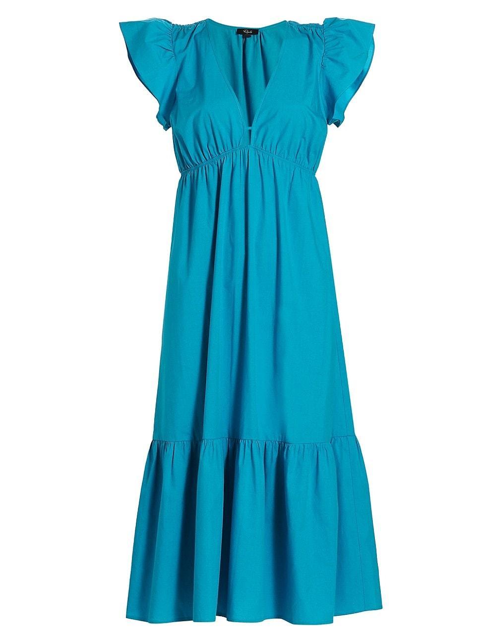 Womens Tina V-Neck Midi-Dress Product Image