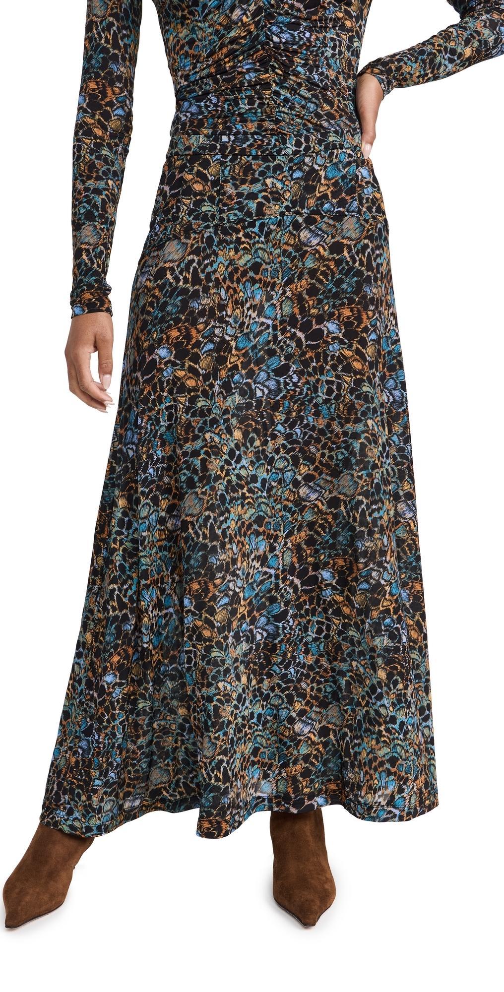 Naia Printed Jersey Long-sleeve Maxi Dress In Caribaea Product Image