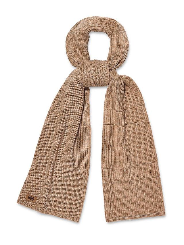 Mens Ribbed Knit Scarf Product Image