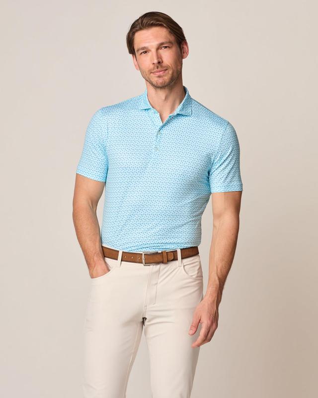 johnnie-O Featherweight Performance Polo - Woods Print Product Image