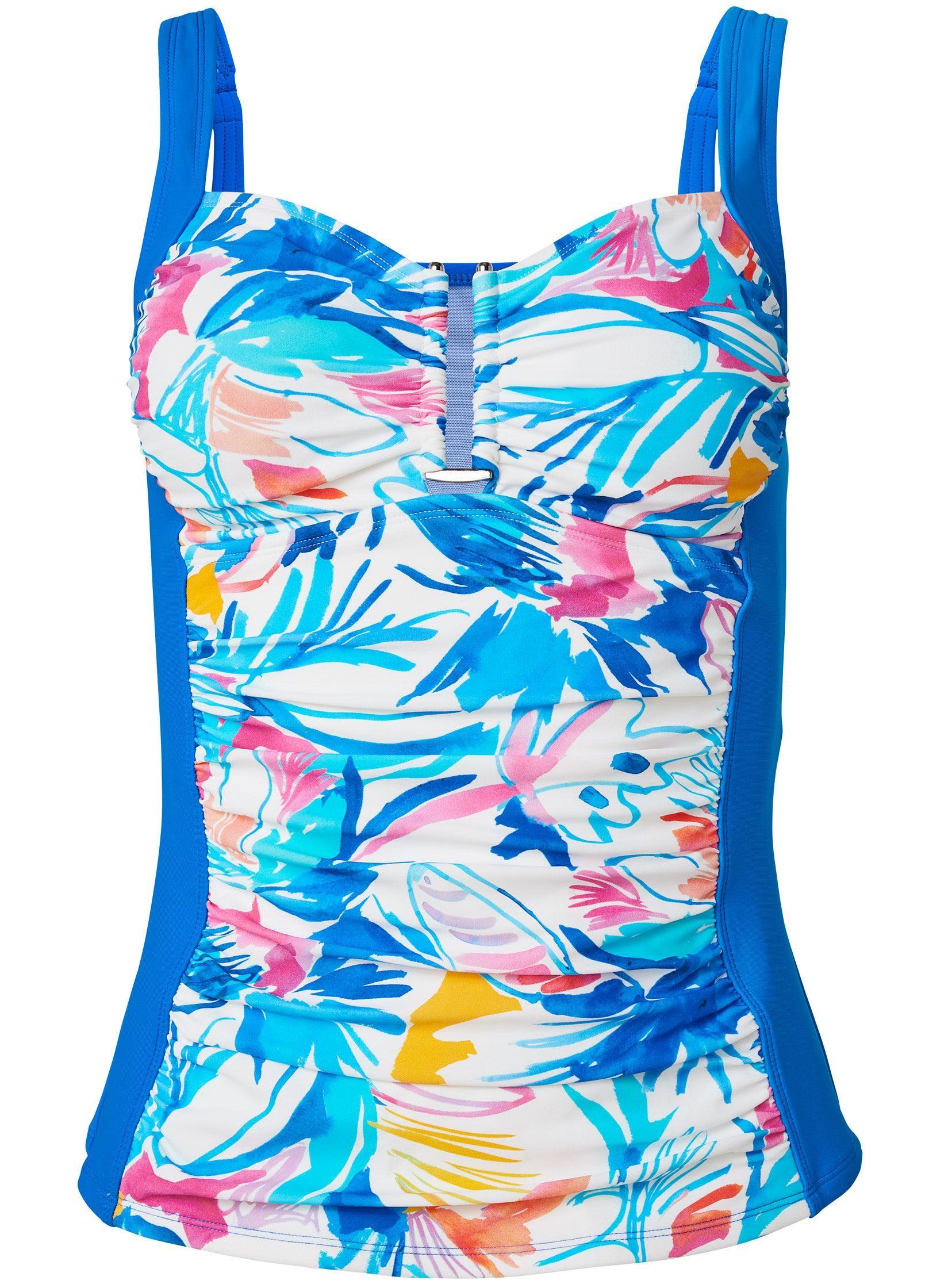 Slenderizing Tankini Top - Laguna Mirage Product Image