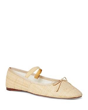 Loeffler Randall Womens Leonie Slip On Bow Ballet Flats Product Image