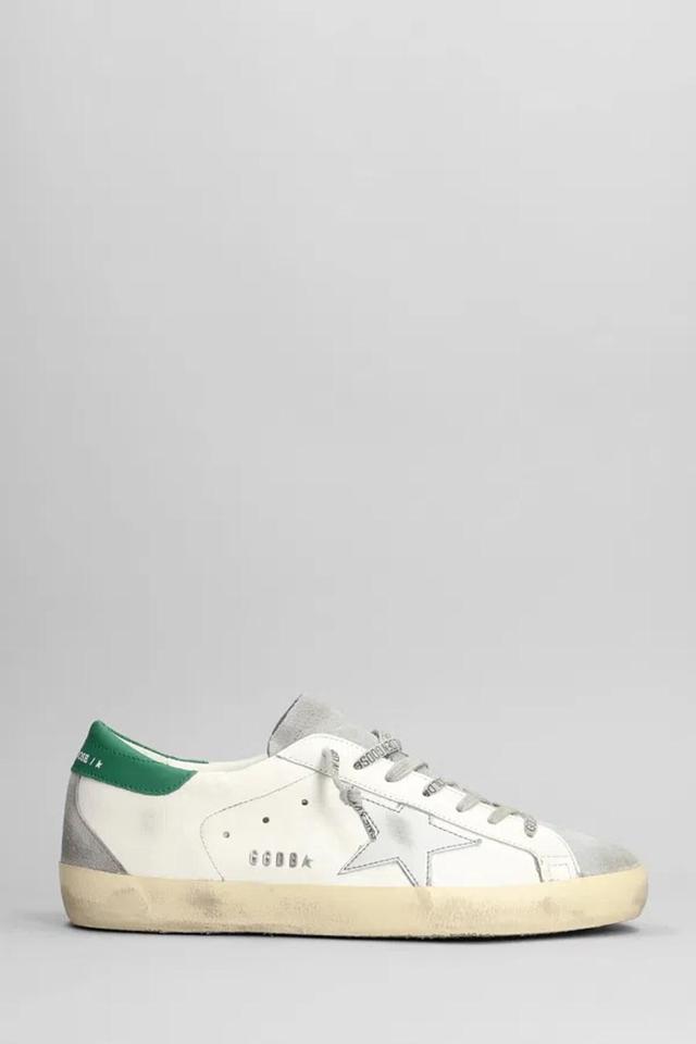 GOLDEN GOOSE Superstar Sneakers In White Suede And Leather Product Image