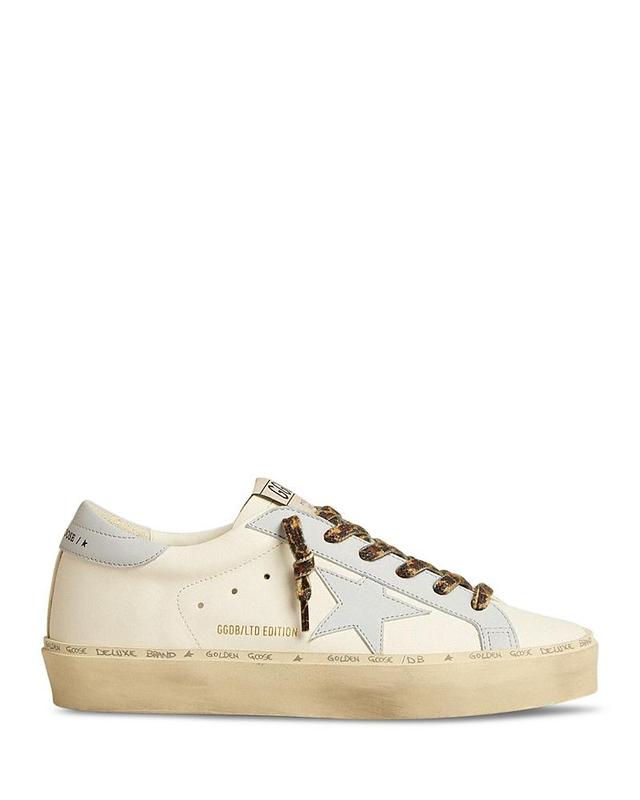 Golden Goose Womens Hi Star Lace Up Low Top Sneakers Product Image