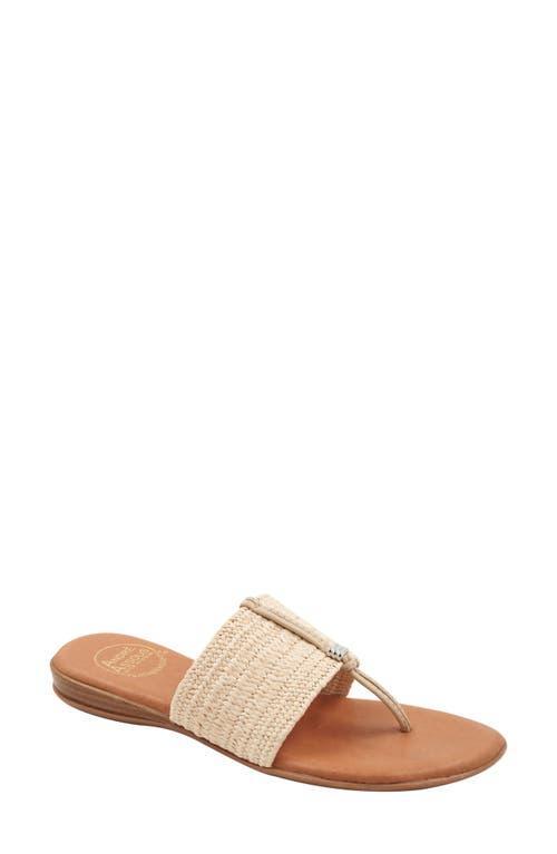 Andre Assous Womens Nice Woven Thong Sandals Product Image