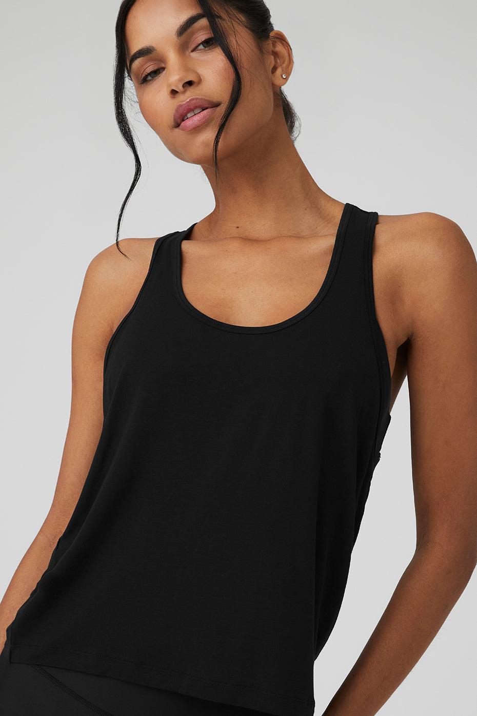 All Day Tank - Black Female Product Image