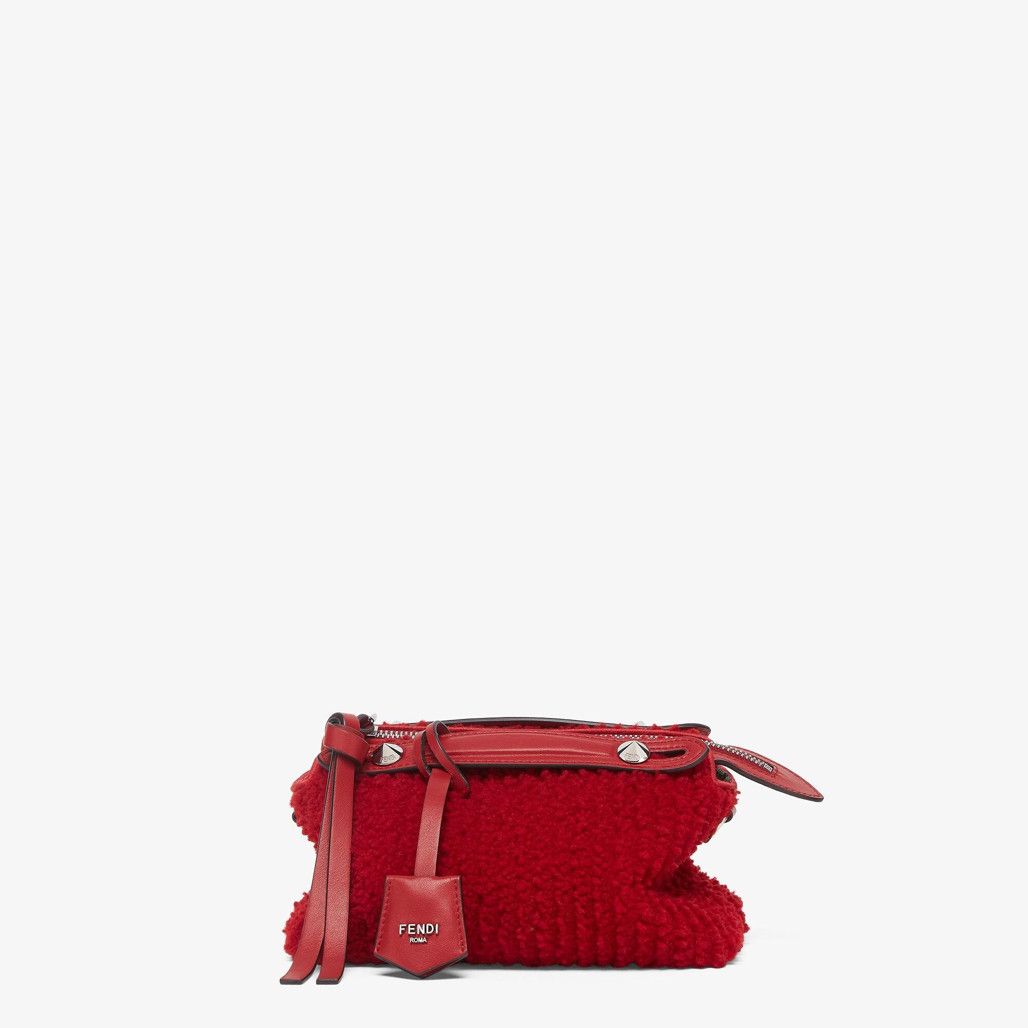 By The Way Soft MiniMini-bag in red sheepskin Product Image