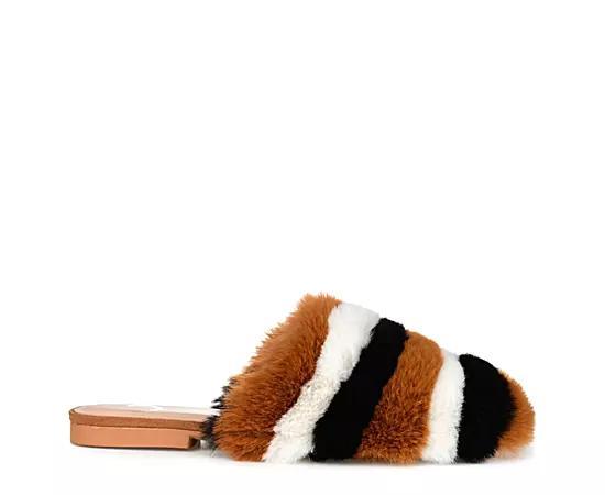 Journee Collection Womens Faux Fur Evelin Mule Product Image