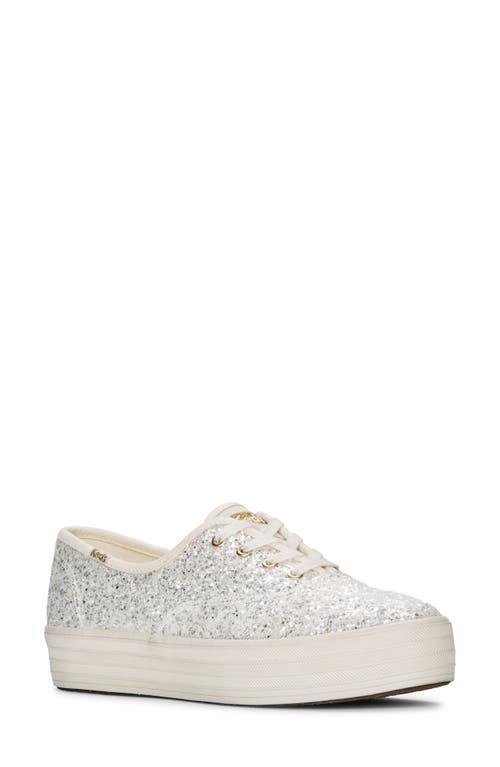 Keds The Platform Glitter Sneaker Product Image