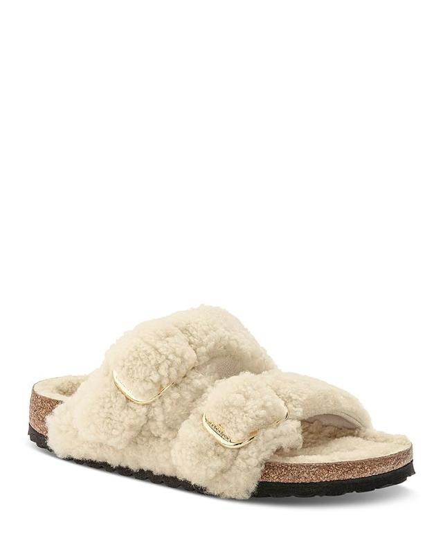 Birkenstock Arizona Big Buckle Genuine Shearling Slide Sandal Product Image