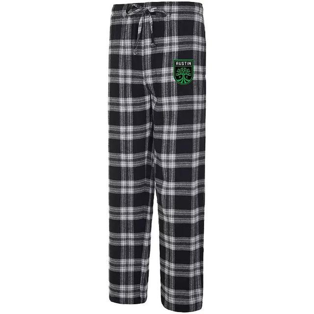 Womens Concepts Sport Black/Gray Austin FC Mainstay Flannel Sleep Pants Product Image