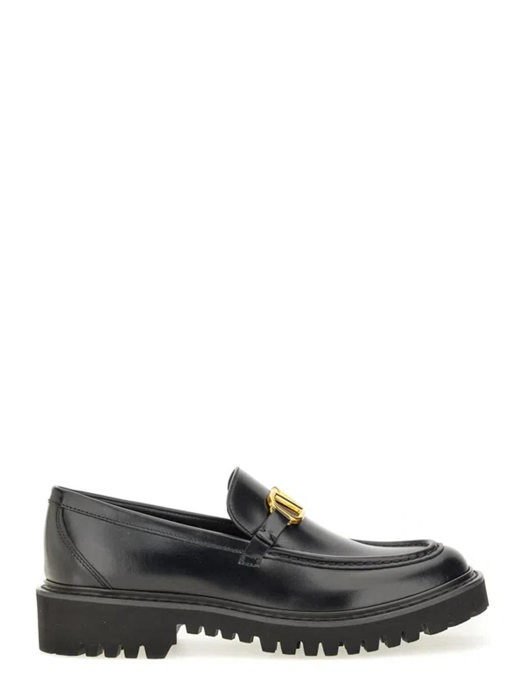 VALENTINO GARAVANI Moccasin "vlogo Signature" In Black product image