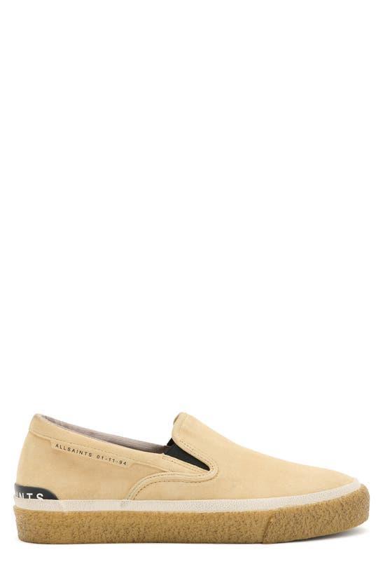 Suede Slip-on Sneaker In Sand Product Image