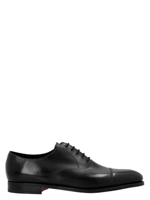 JOHN LOBB City Ii Leather Oxford Shoes In Black Product Image