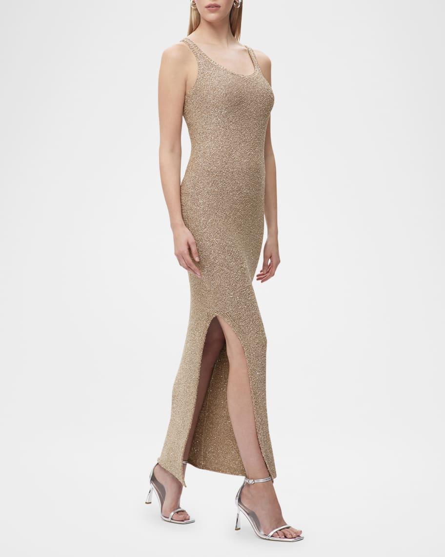 Madeline Sequin Knit Sleeveless Gown Product Image