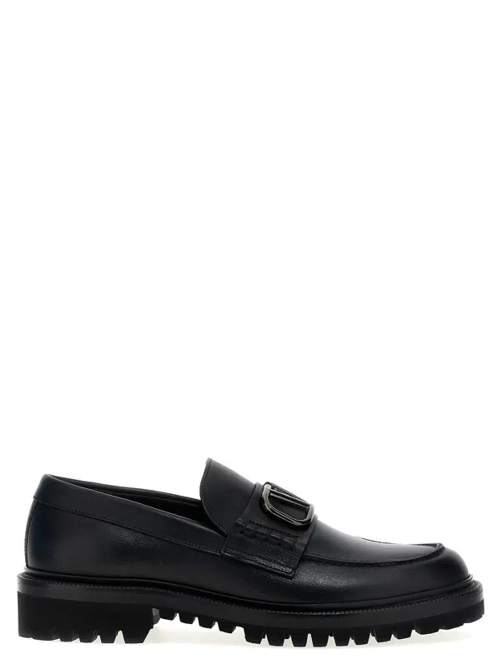 VALENTINO GARAVANI 'v Logo Signature' Loafers In Black product image