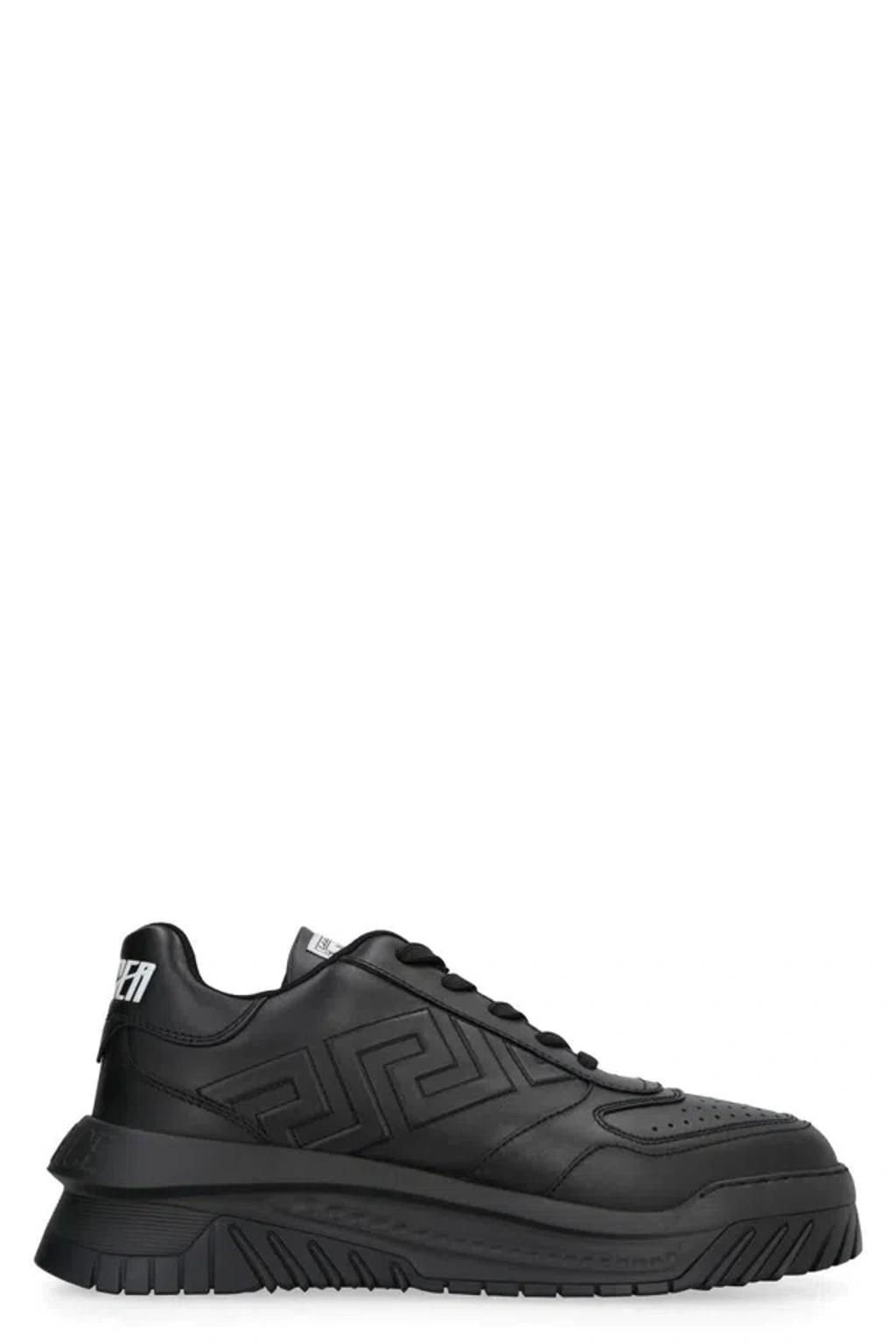 VERSACE Odissea Low Top Sneaker In Black Product Image