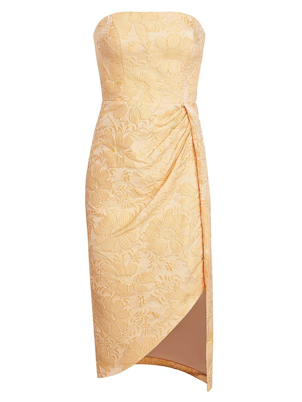 Womens Lucy Jacquard Midi-Dress Product Image