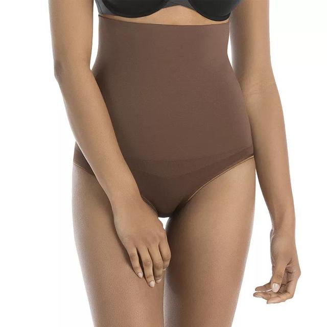 RED HOT by SPANX Womens Ultra-Firm Control Shapewear Flat Out Flawless High-Waist Brief FS4115 Brown Brown Product Image