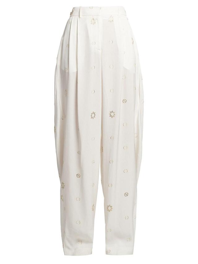 Stella McCartney Foil Dot Banana Leg Trousers Product Image