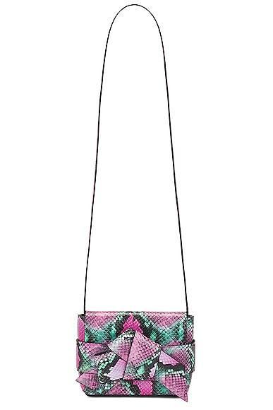 Acne Studios Musubi Wallet Crossbody Bag in Fuchsia Product Image