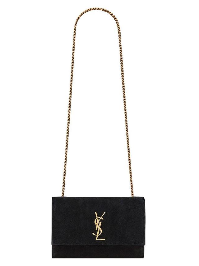 Womens Kate Small Supple Reversible Chain Bag in Suede and Leather Product Image