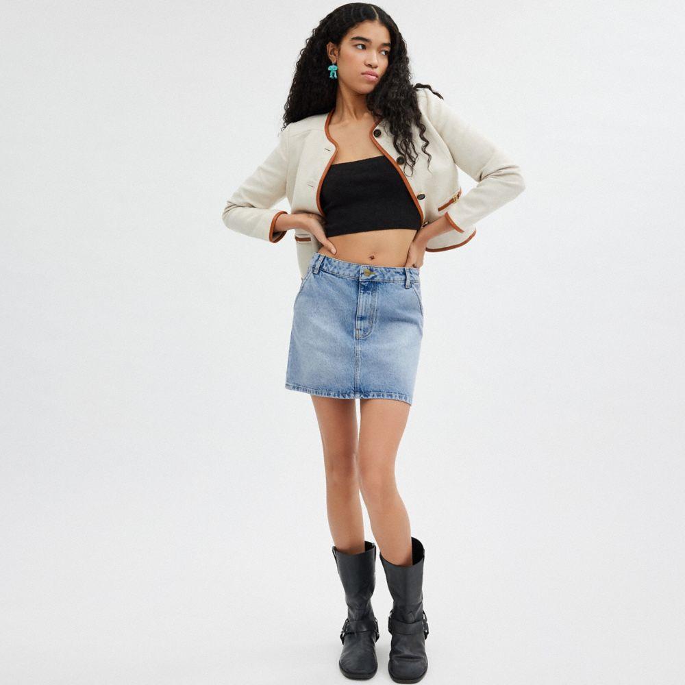 Denim Skirt Product Image