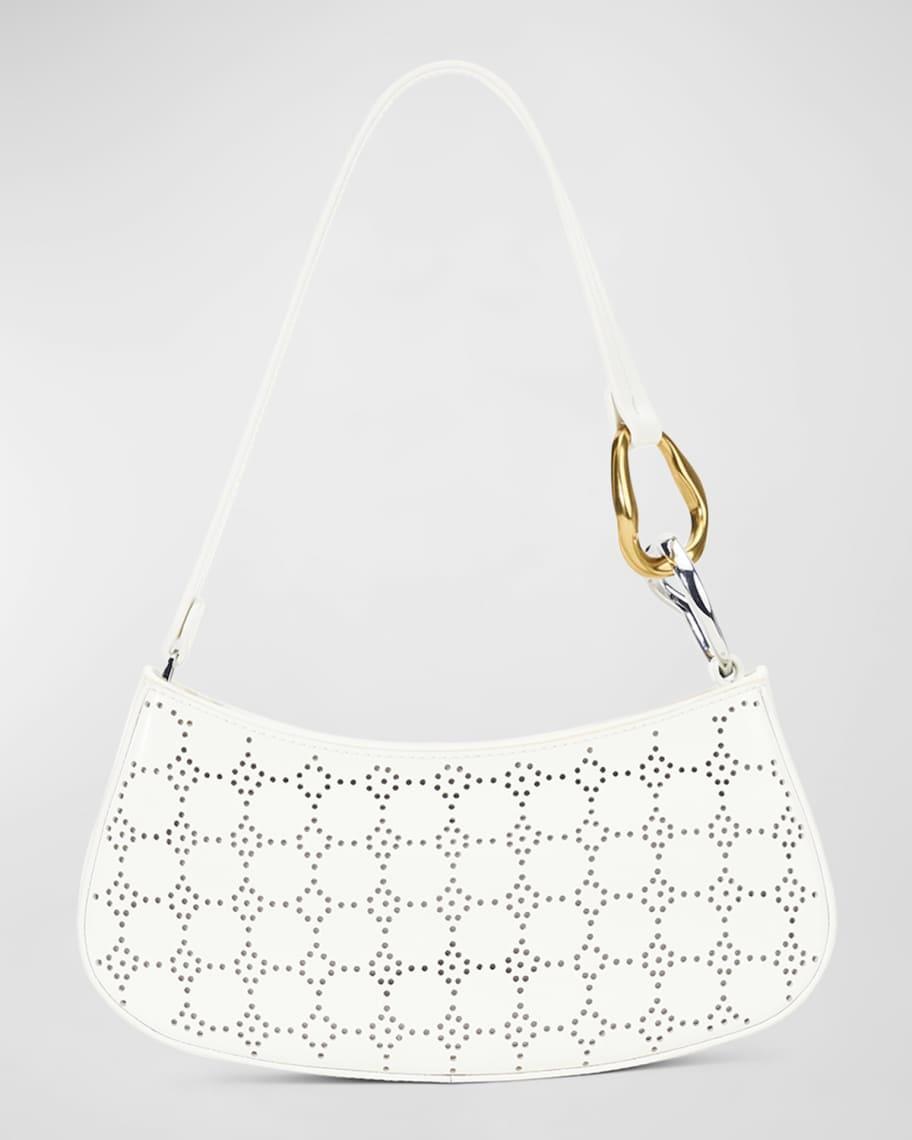 Ollie Perforated Leather Shoulder Bag Product Image