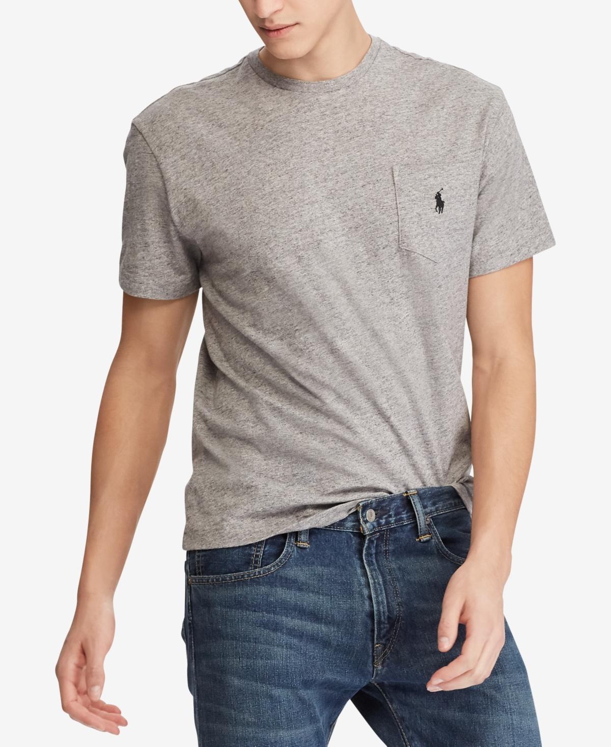 Polo Ralph Lauren Mens Classic Fit Crew Neck Pocket T-Shirt Product Image