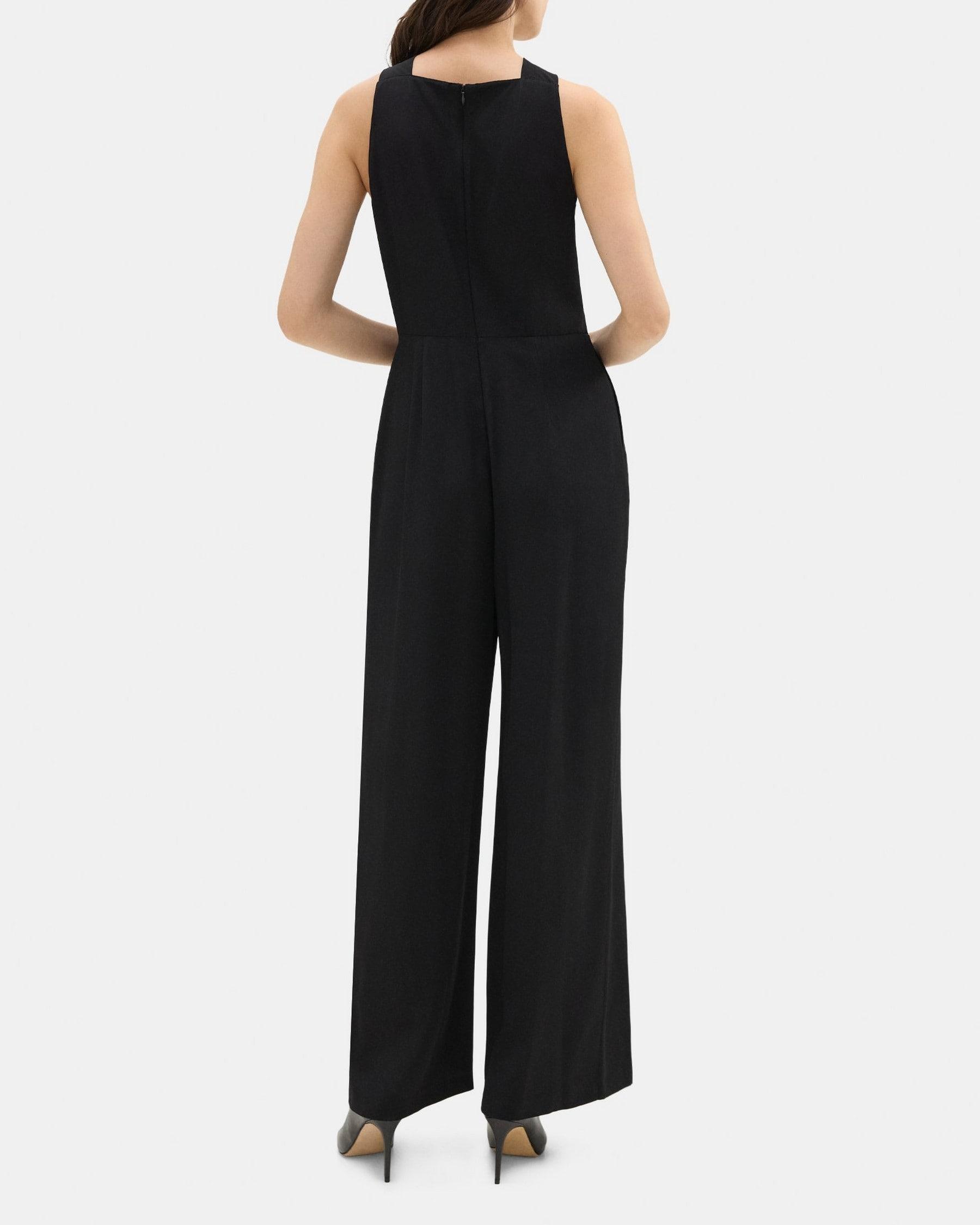 Twisted Jumpsuit in Viscose Product Image