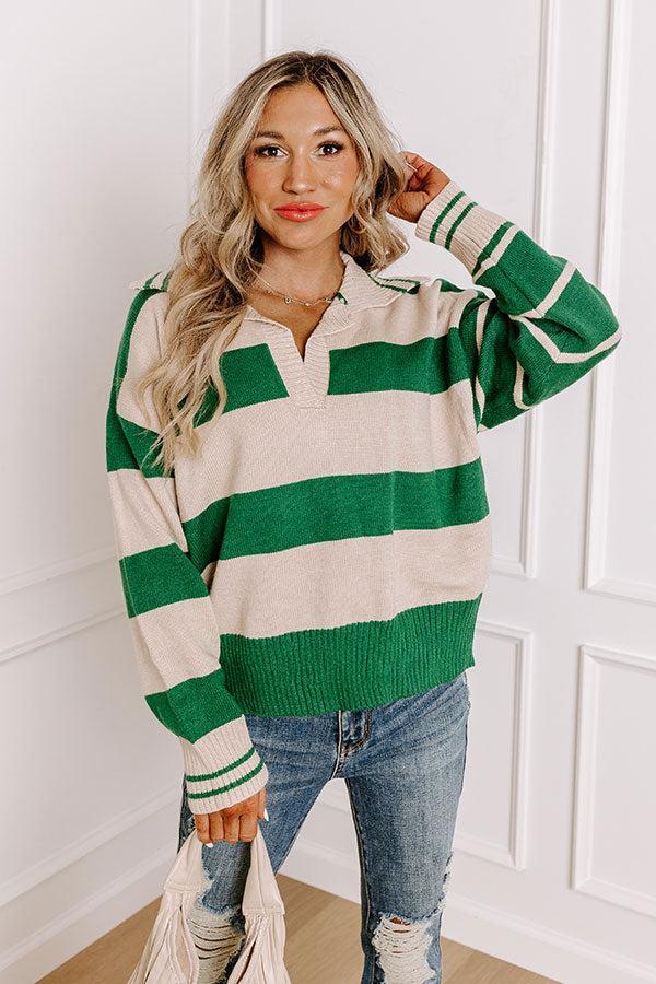 Campus Stroll Stripe Sweater Product Image