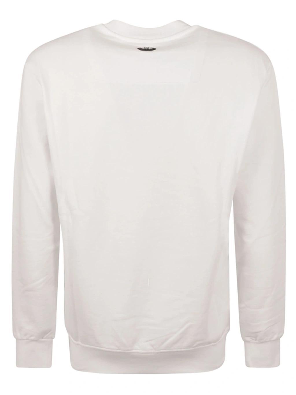 PHILIPP PLEIN Logo Print Sweatshirt In White Product Image