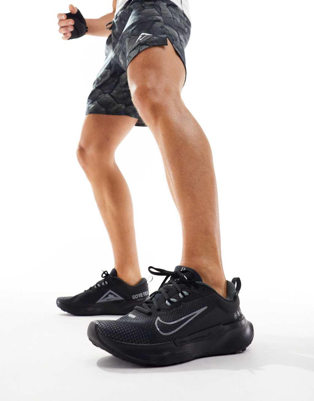 Nike Running Juniper Trail 2 GORE-TEX sneakers in black Product Image