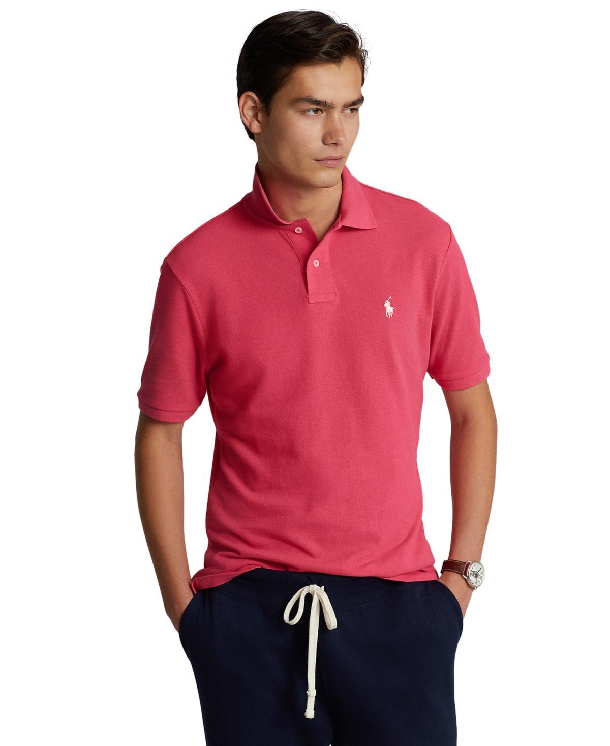 Mens Mesh Classic-Fit Polo Shirt Product Image