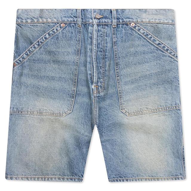 Carpenter Shorts - Indigo Wash Male Product Image