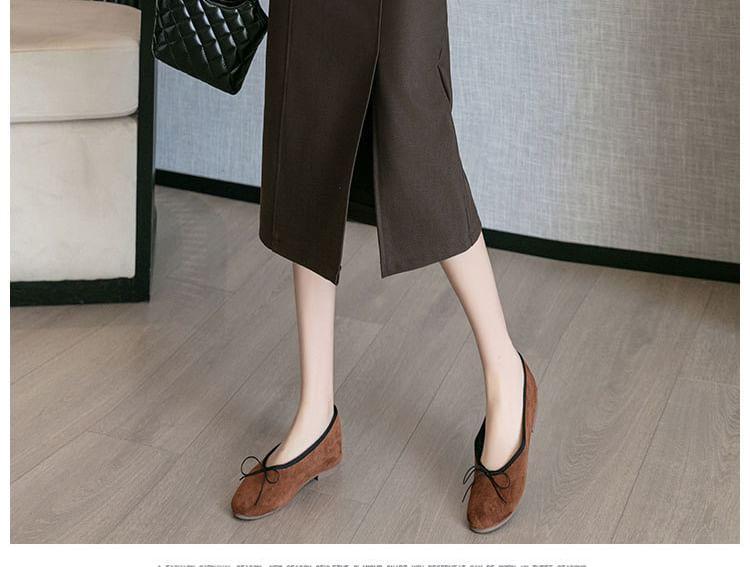 High Rise Plain A-Line Midi Skirt Product Image