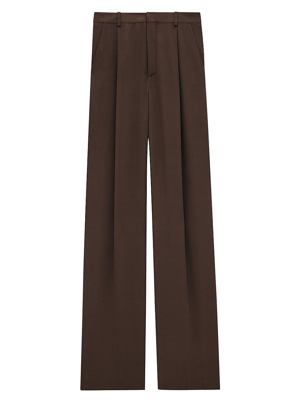 Womens Pants in Silk Crepe Product Image