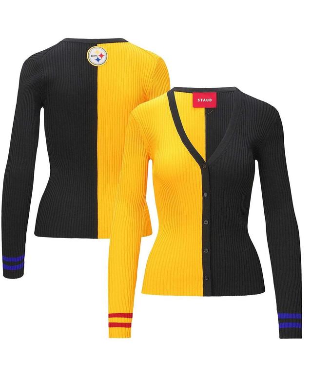 Womens Staud Gold Pittsburgh Steelers Cargo Sweater - Gold Product Image