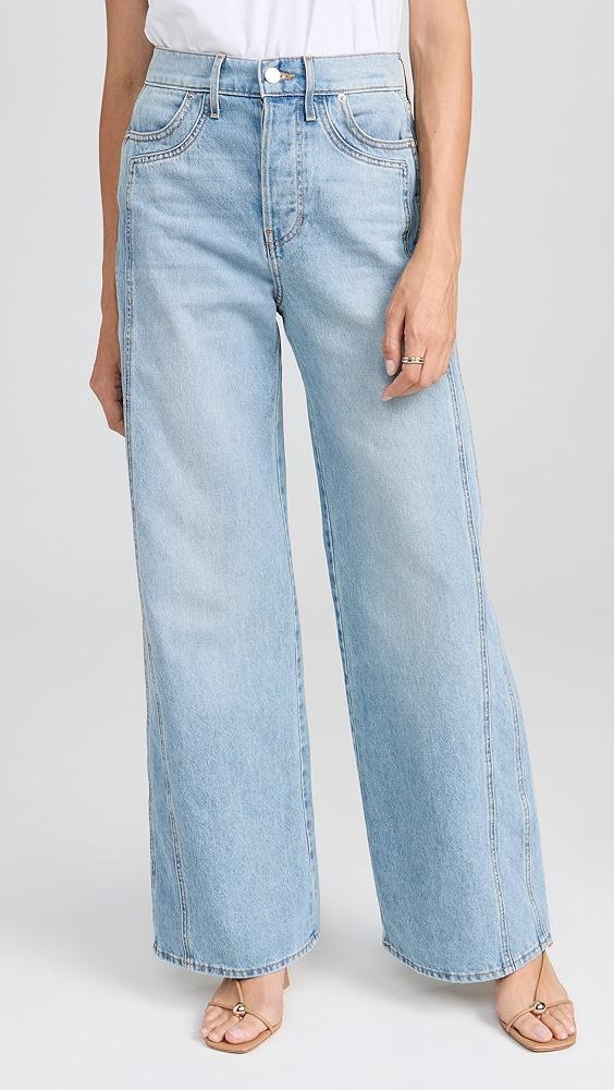 Veronica Beard Jean Taylor High Rise Wide Leg Jeans | Shopbop Product Image